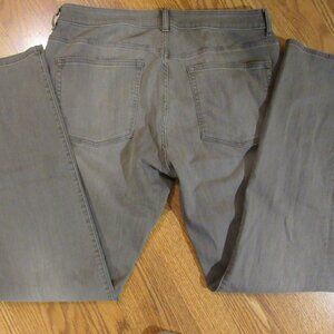 Warp + Weft Ord Chicago Straight Leg Smoke Gray Denim Jeans 36x34